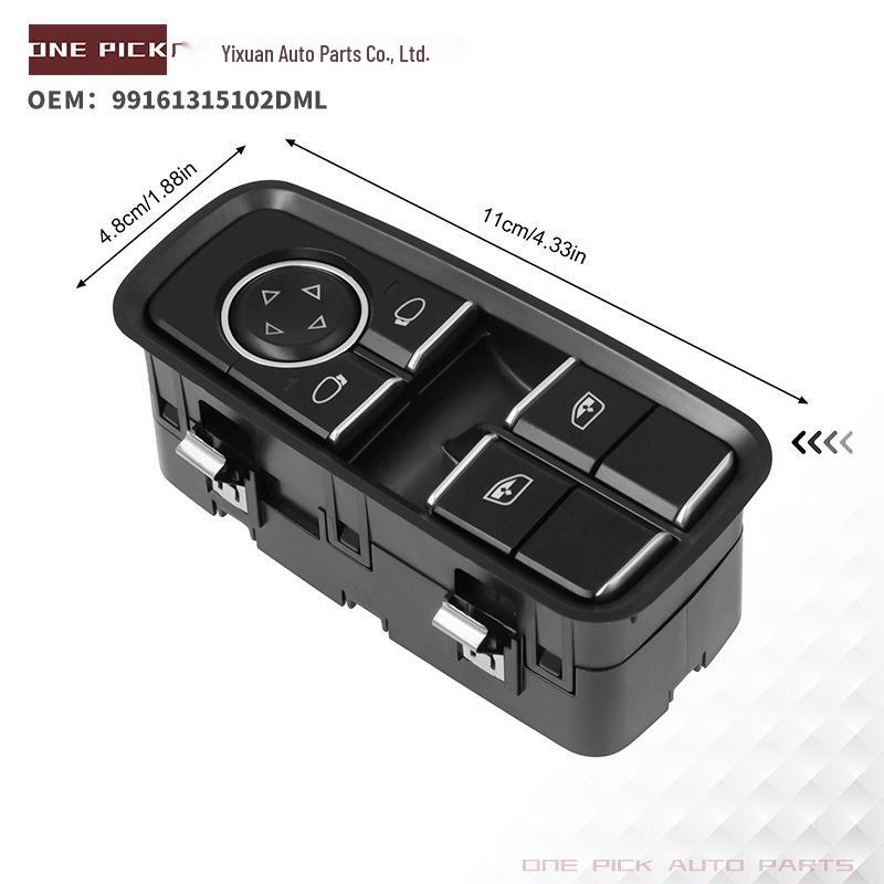 The 99161315102DML fits Porsche 911 models from 2012-2019 as a power window switch.