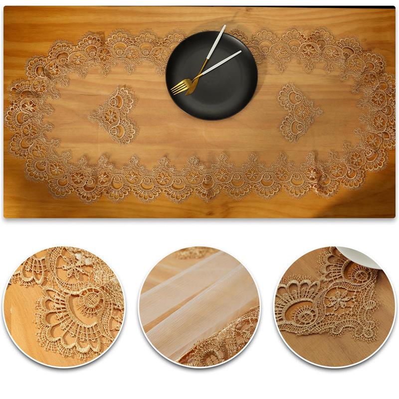 Скатерть для журнального столика в гостиной, центральный столик, вышитая кружевная скатерть, домашний обеденный журнальный столик, чехол, центральный элемент декора