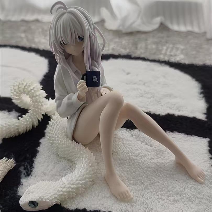 Majo No Tabitabi Элайна Ночная сорочка Аниме ПВХ Фигурка Игрушка Скульптура Модель Кукла