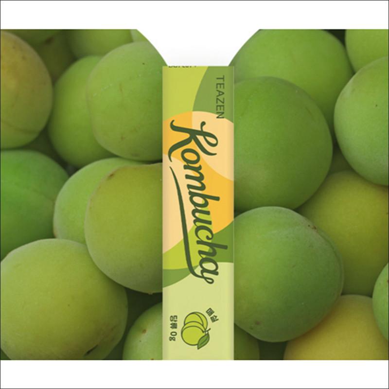 Teazen Комбуча Корейская Слива 10 шт + Клубника Киви 10 шт + Малина 10 шт + Зеленый Мандарин Лайм 10 шт