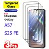 3 шт. Закаленное стекло Full Cover для Samsung Galaxy A57 5G A37 A27 Стекло Защита всего экрана для Galaxy S25 FE 4G 5G Стекло Твердость 9H Пленка
