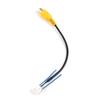 10 Pin Car Rear View 360° Backup Camera Video Input Output Cable Adapter Wiring Connector Radio Accessories