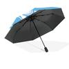 Auxerre Crest Design Automatic Folding Umbrella - 8-Rib Travel Umbrella with Auto Open/Close & Portable, Gift for Christmas, Birthdays