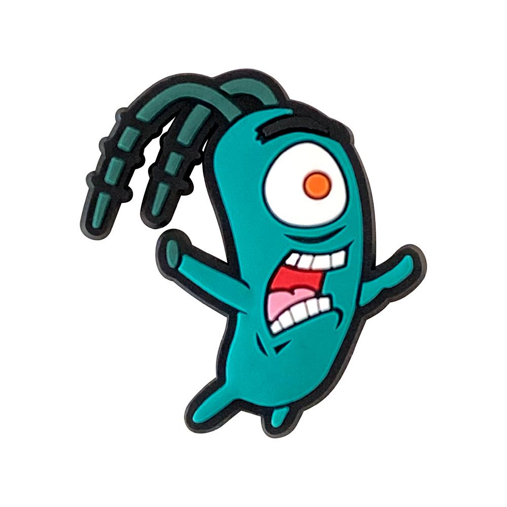 SpongeBob Croc Charms: 20 DIY Soft Rubber Shoe Accessories & PVC Buckle Ornaments