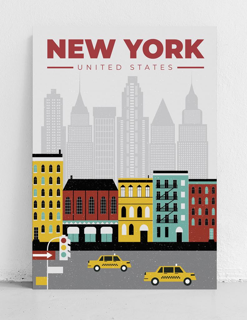 Poster New York New York Illustration