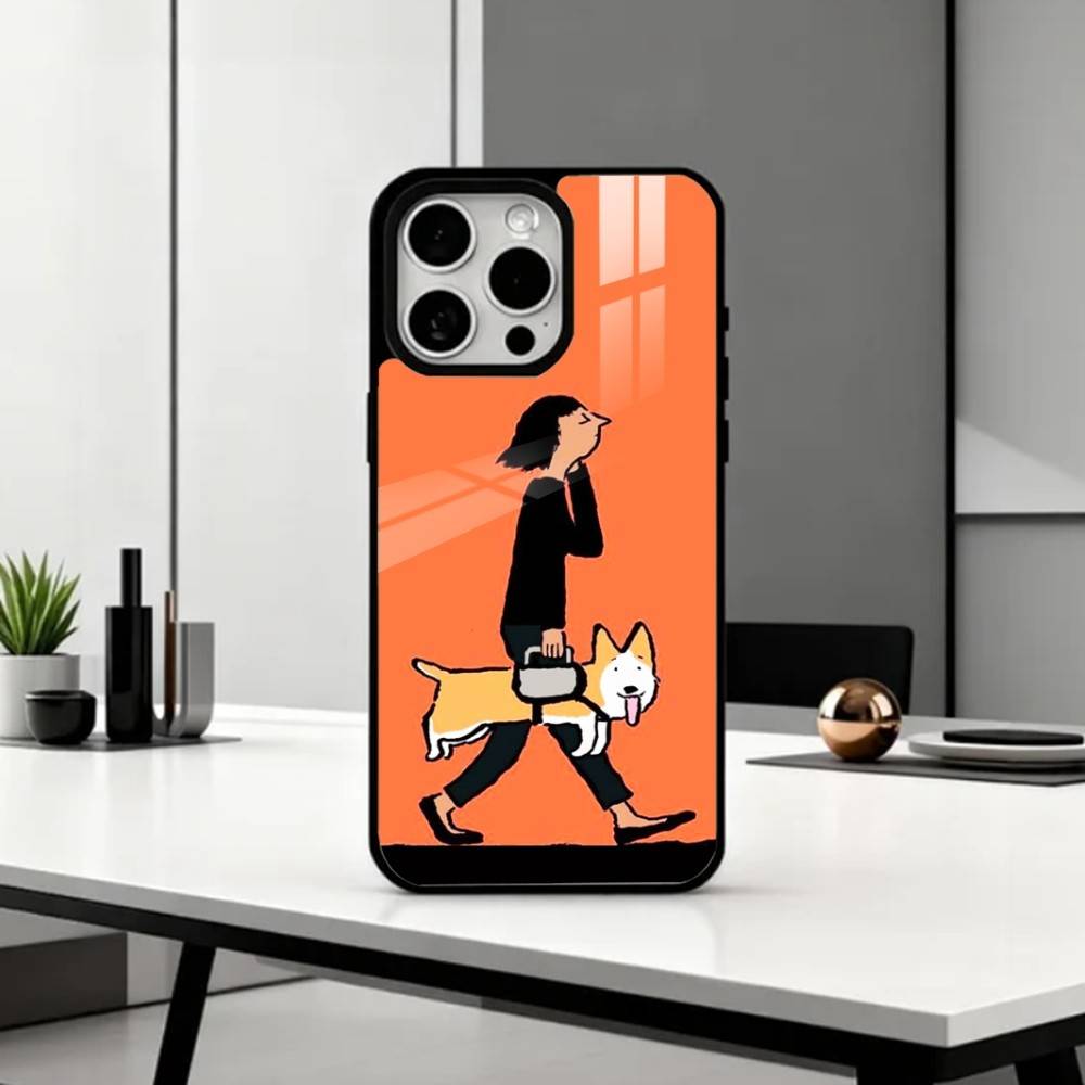 J-Jean J-Jullien Minimalist Art Phone Case For iPhone17,16,15,14,13,12,11 Plus,Pro Max Magnetic For Magsafe Wireless Charging