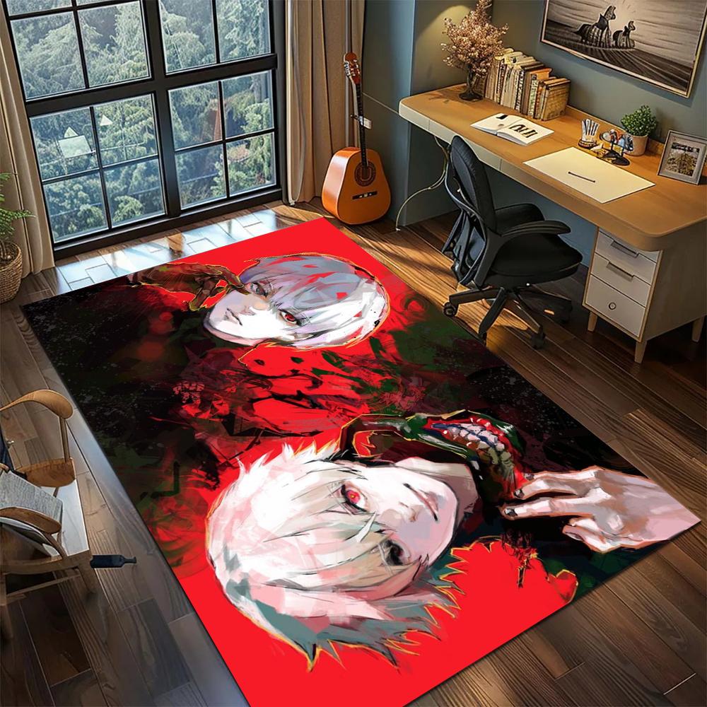 Tokyo Ghoul Non Slip Washable Floor Mat Printed Rug Carpet Large Area Rugs for Home Decoration -xia98