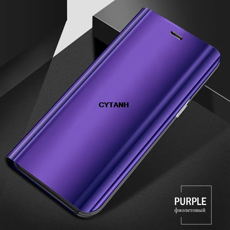 Зеркальный чехол-книжка для Samsung Galaxy S24 S23 S22 S21 S20 Ultra Plus FE Роскошная кожаная обложка для Samsung Note 20 Ultra 10 Plus на