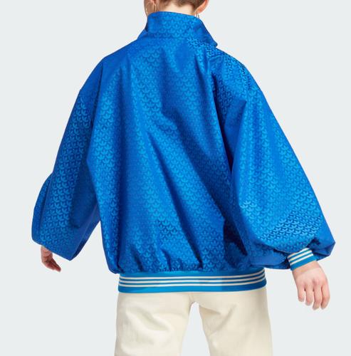 adidas Куртка Originals Adicolor 70-х Женская Полуфлуоресцентно-синяя IK7882