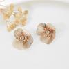 Flower Petal Flower Petal Drop Earrings Romantic Irregular Light Luxury Earrings  Women