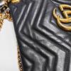 [Pre-Owned] Gucci GG Marmont Small Matelassé Shoulder Bag 'Black' - Fair #1RLR0IQ