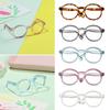 DIY 9cm Changing Clothes Doll Decoration Dolls Glass Accessories Toys Round Glasses