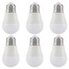 6 PCS 5W Mini LED Light Bulbs Warm White E26 Base G45 Bulb Lamps Illumination Accessory