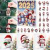 2025 Snowman Advent Calendar 24-day Christmas Countdown Calendar Acrylic Christmas Tree Countdown Decor for Kids