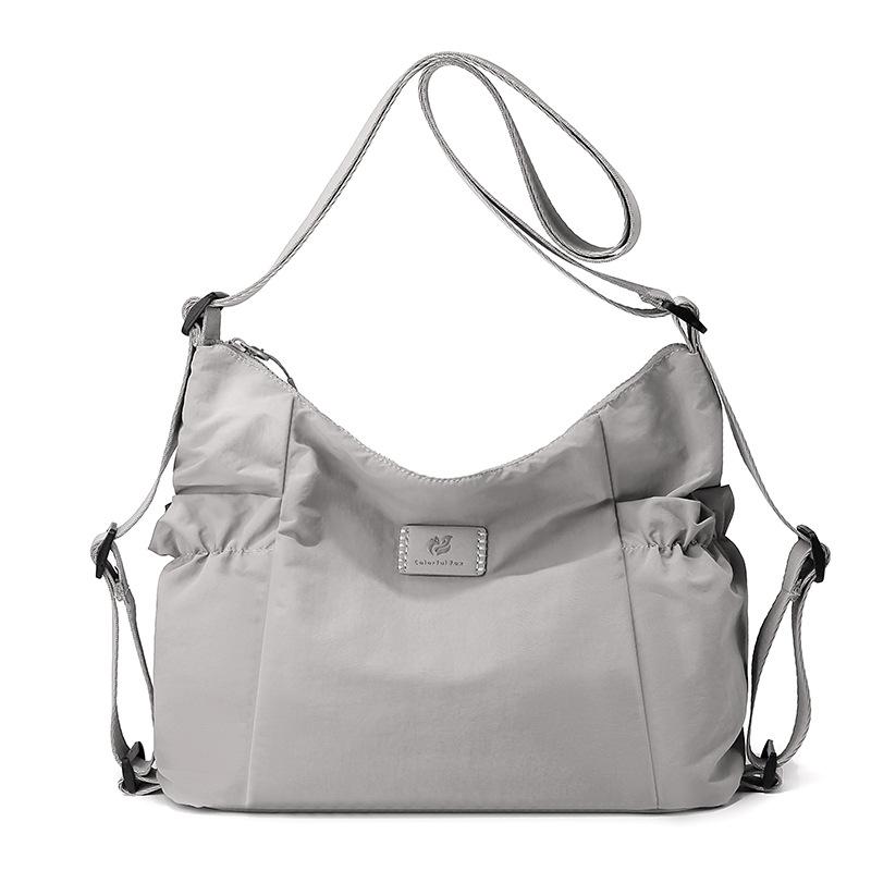 Women's Large Capacity Nylon Tote Bag, Multifunctional Commute Shoulder Crossbody Bag