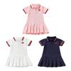 Summer Baby Girls Casual Clothes Dress Cherry Print Short Sleeve Dress Kids Toddler Pageant Dresses