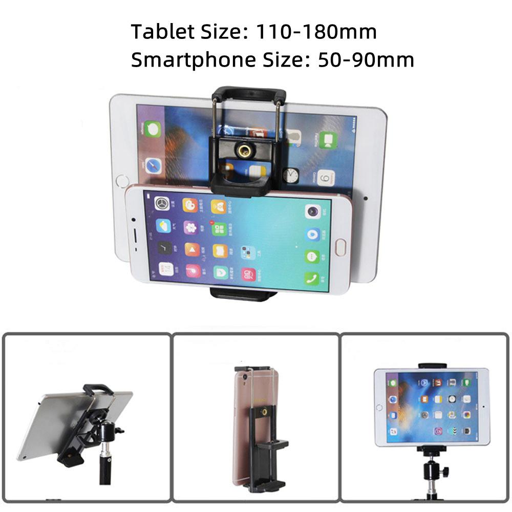 Adjustable Tablet Tripod Floor Stand Holder Live Mount Support for 4-11Inch for iPad Smartphones Lazy Holder Bracket Support