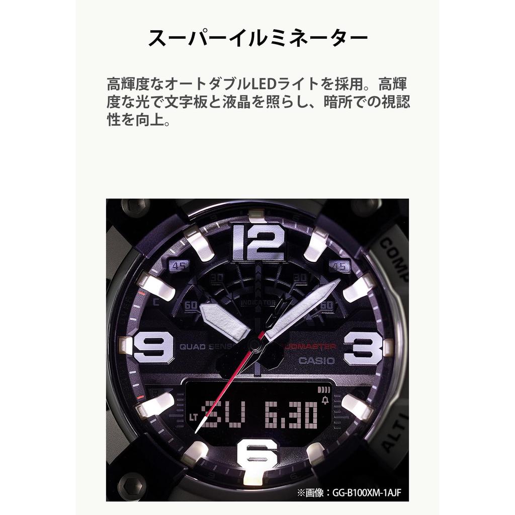 Casio G-Shock Mudmaster Master of G GG-B100XM-1AJF Мужские Черные Часы Экологичный Материал, Официальный Дизайн Японии