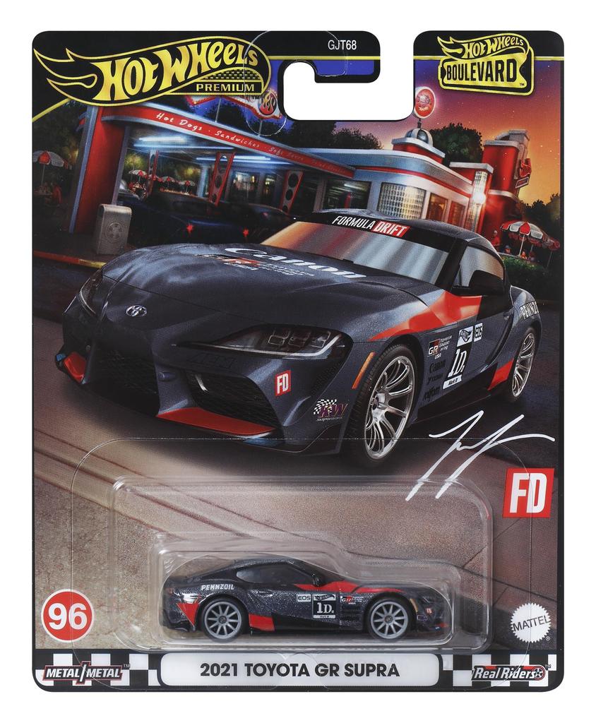 Hot Wheels Boulevard Toyota GR Supra Vehicle Toy HRT56 Mini Car for Ages 3 and Up Black