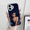 Модный силиконовый чехол Eiza Gonzalez с двойным слоем, белый, для мобильного телефона iPhone 17 16 15 14 13 12 11 Air Pro Max Plus, защитный