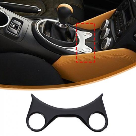 Glossy Black Center Console Panel Trim Sticker For Nissan 370Z Z34 MT 08-20