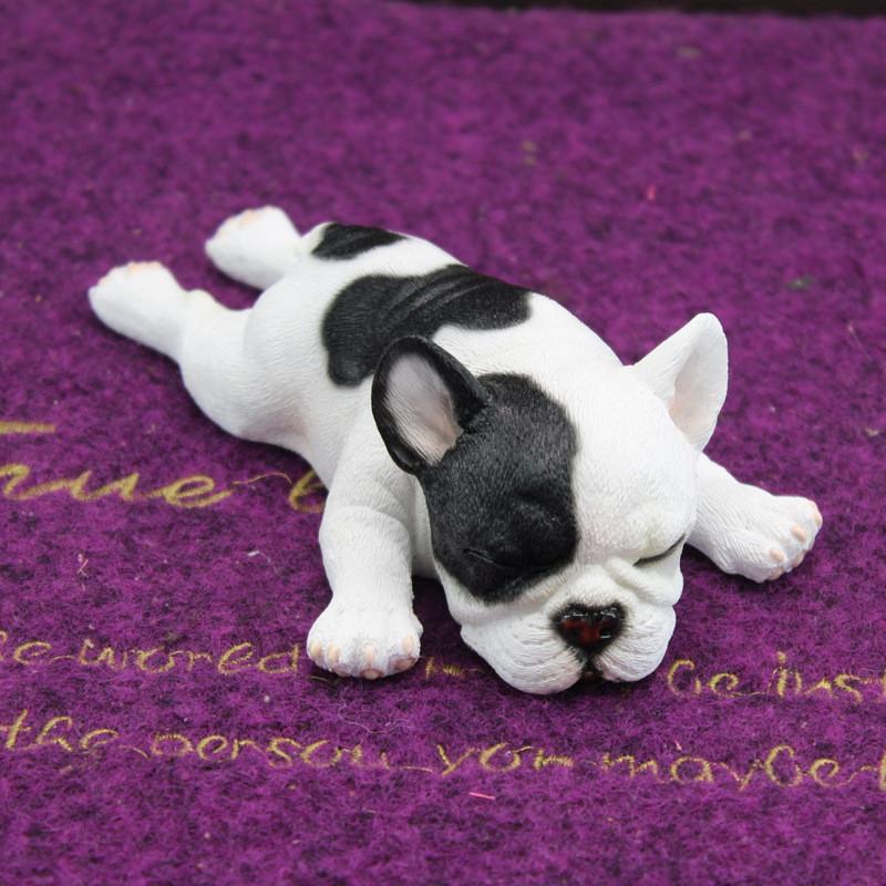 Французский бульдог смола украшение для автомобиля милая модель животного для подарков на вечеринку и годовщину