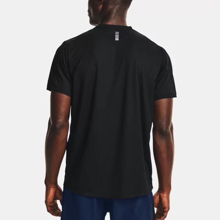 Under Armour Повседневная дышащая спортивная футболка для мужчин, черная 1361480-001