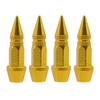 4pcs Car Tires Rim Valve Aluminum Car Wheel Tire Valve Caps Colorful Spiked Lug Nuts Wheel Air Valve Cover Automobile Parts