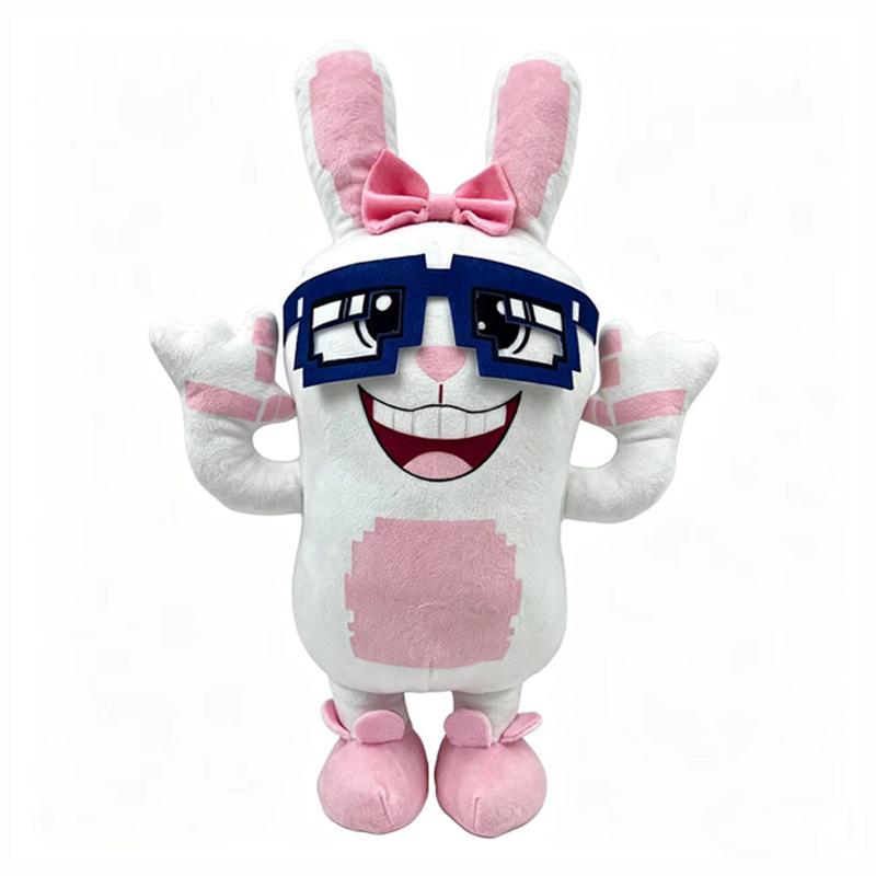 Sahur Steal a Brainrot Plush Rabbit Stuffed Animal Cute Bunny Plushie Soft Toy Gift