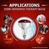 Лампа для инфракрасной теплотерапии 150 Вт, лампа для облегчения боли, цоколь E27 230 В, галогенный свет для восстановления мышц, суставов и скованности, нить для медицинского применения
