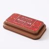 Vintage Iron Box Seal Stamp Colorful Paper Inkpads Creative Seal Stamp Block  Gift