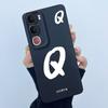 For Vivo Y21d Case Cover Lucky Initial Letter Silicone Soft Matte Phone Bumper for Vivo Y21d Y 21d VivoY21d 4G 5G 2025 Casing