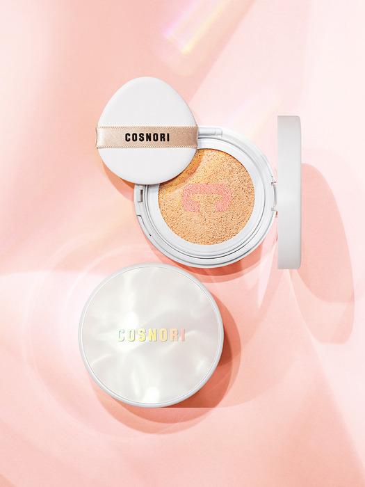 Cosnori (Основной + Пополнение) Тонирующий кушон Blossom Tone-Up Clear SPF50+ PA++++