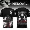 Shinedown Second Chance 3D Все размеры Подарок семье Футболка A456