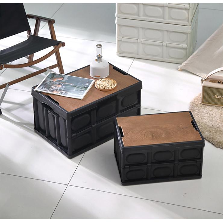 Большая белая коробка, портативный складной ящик для хранения, корзина для кемпинга, пикника, багажник автомобиля, игрушка и хранение закусок