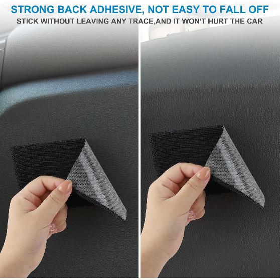 Accmor 2Pcs Universal Car Side Pocket Organizer, PU Leather Car Pocket Pouch Cell Phone Sunglasses Holder Organizer Accessories For Car Seat, Door,