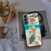 Чехлы для телефона с хомяками в шляпах и ушами для Samsung A17 A14 A24 A34 A54 A03S A04S A13 A23 A33 A53 A70 A50S A30 A40 A51 A41 A20E