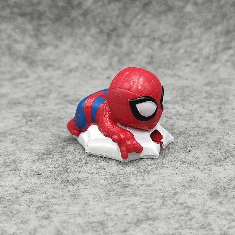 Защитная крышка для USB-кабеля Человека-паука Marvel Силиконовая Защита от перегиба кабеля для передачи данных Моделирование Декорация Игрушки Детский Шарм Подарки
