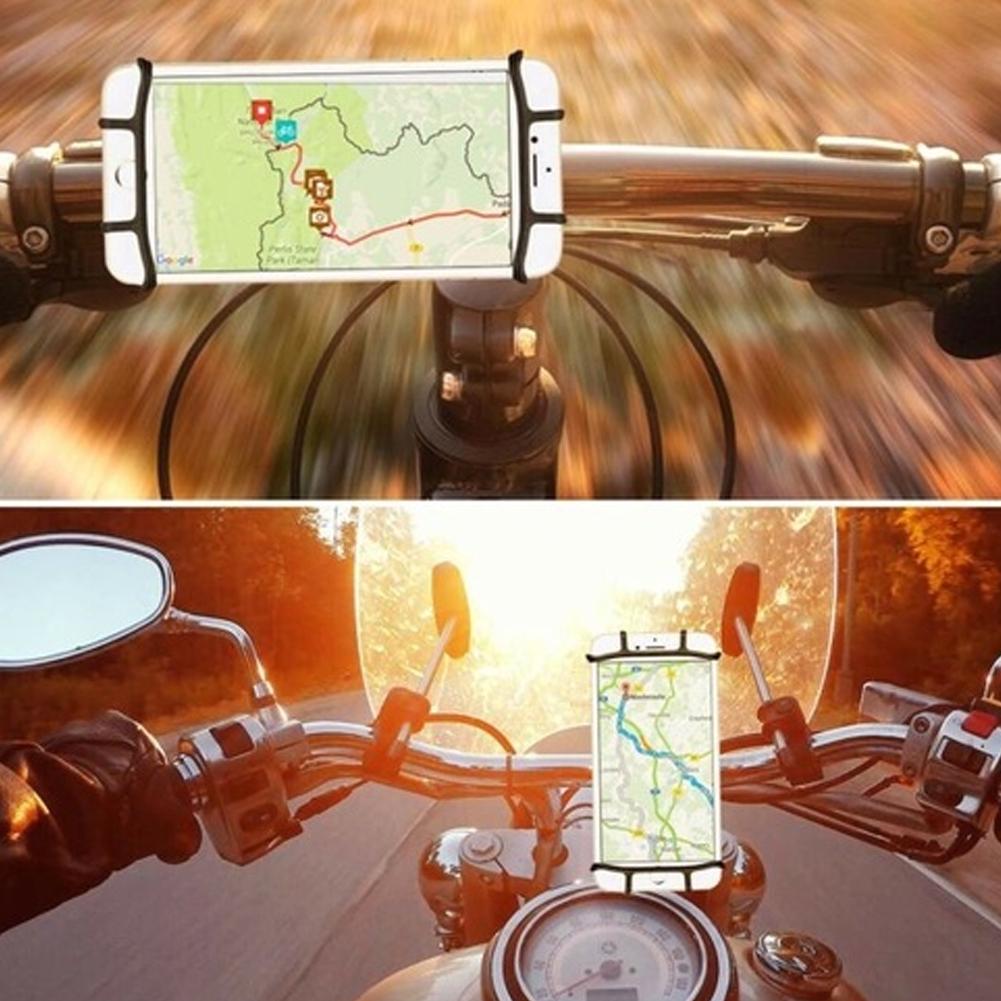 Забавный спортивный велосипед, силиконовый руль для телефона, гибкое крепление, держатель для мобильного телефона, кронштейн-подставка