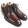 Great NAPOLITANO RACHELE Leather shoes Lace up Dark brown leather mens 5.5 Used