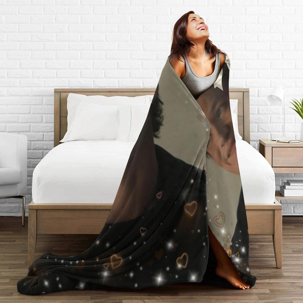 Heated Rivalry Ilya Rozanov Icon Coral Fleece Plush Throw Blankets Reaction Photo Bedding Knitted Blanket Office Warm Breathable