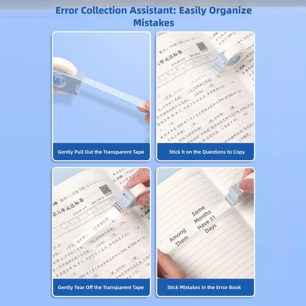 Tearable Invisible Tape Transparent Washi Tape High Quality Correction Tape  School Office