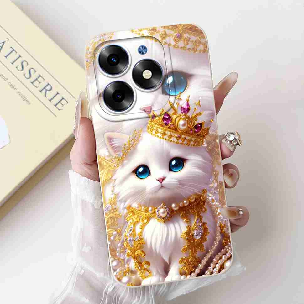 Silicone Casing For Tecno Spark Go 2024 BG6 Cases Soft Shell New Fashion Animal Phone Cover For Tecno SparkGo 2024 Bumper