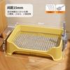 Dog Toilet Anti-stepping Poo, Dog Urinal, Stainless Steel Grid, Dog Litter Basin, Medium and Small Dog Toilet, Oversized