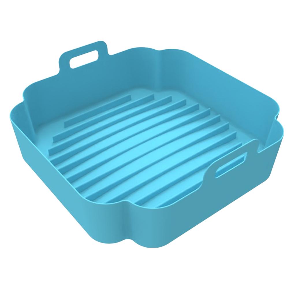 Многоразовая сменная кастрюля для аэрофритюрницы Многоразовые силиконовые вкладыши для аэрофритюрницы Антипригарные Легкоочищаемые вкладыши для аэрофритюрницы Поднос для пищевых продуктов Безопасен для пищевых продуктов