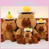 Adorable Capybara Plush Toy Creative Design Soft Pp Cotton Stuffed Animal For Kids