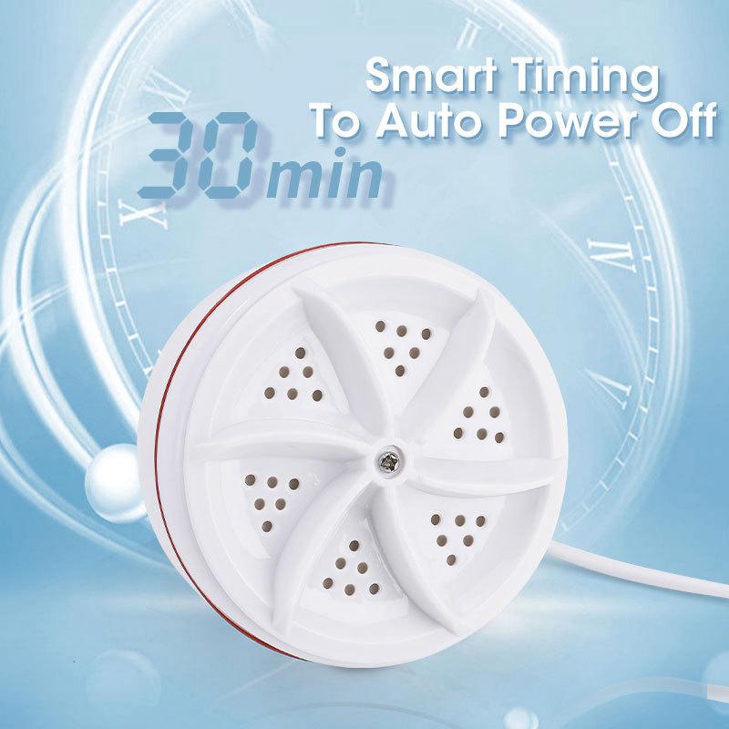 Portable Mini Turbo Washer Usb Powered Cleaning Washing Machine For Underwear Socks Mini Ultrasonic Turbo Washer For Home Travel