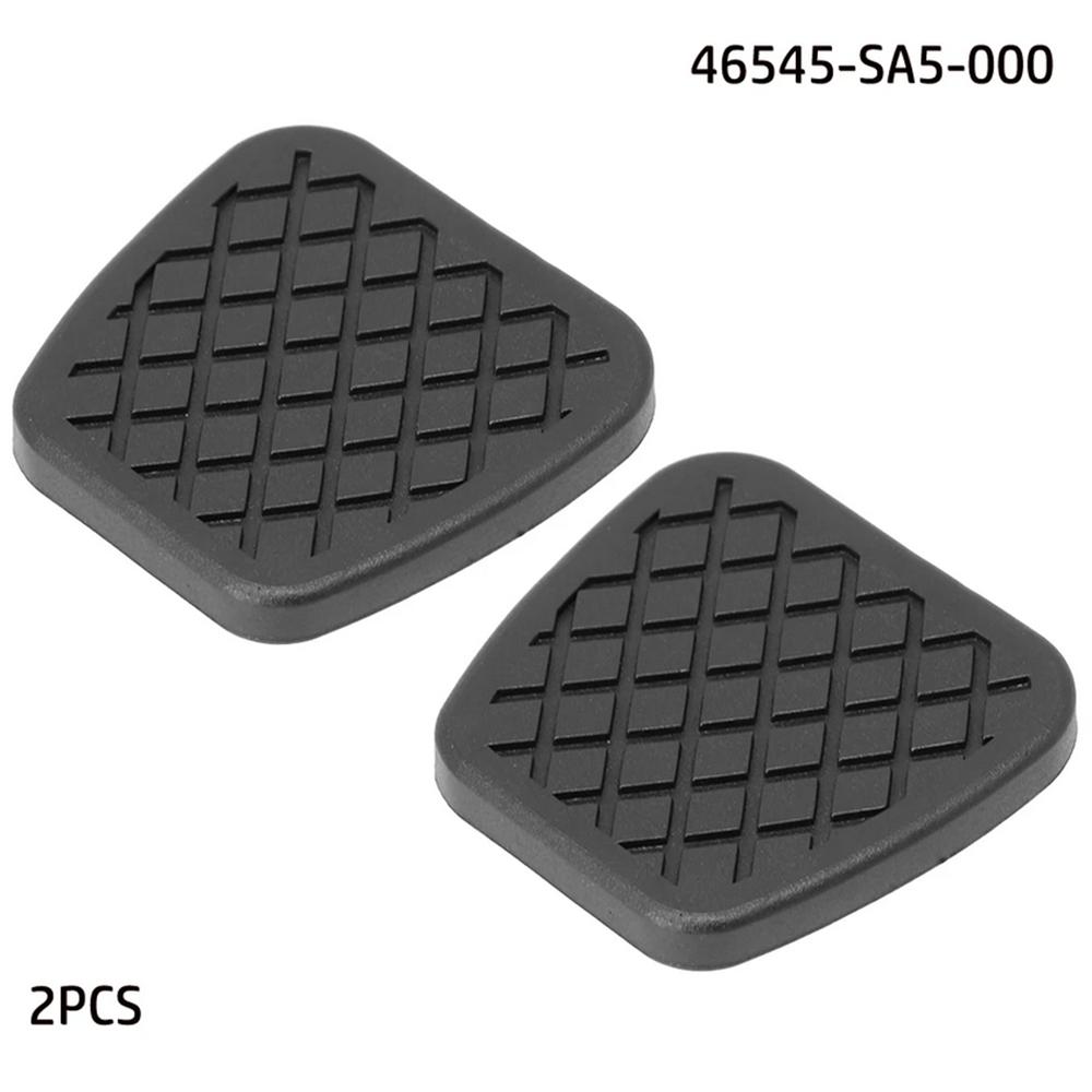 New 2× Brake Clutch Pedal Pad Covers For Honda Accord Civic CR-V CRX Prelude Element
