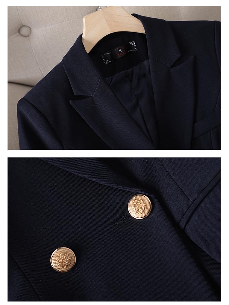 Комплект женского профессионального костюма: Элегантный весенне-осенний наряд для собеседований в колледже и униформа менеджера отеля.