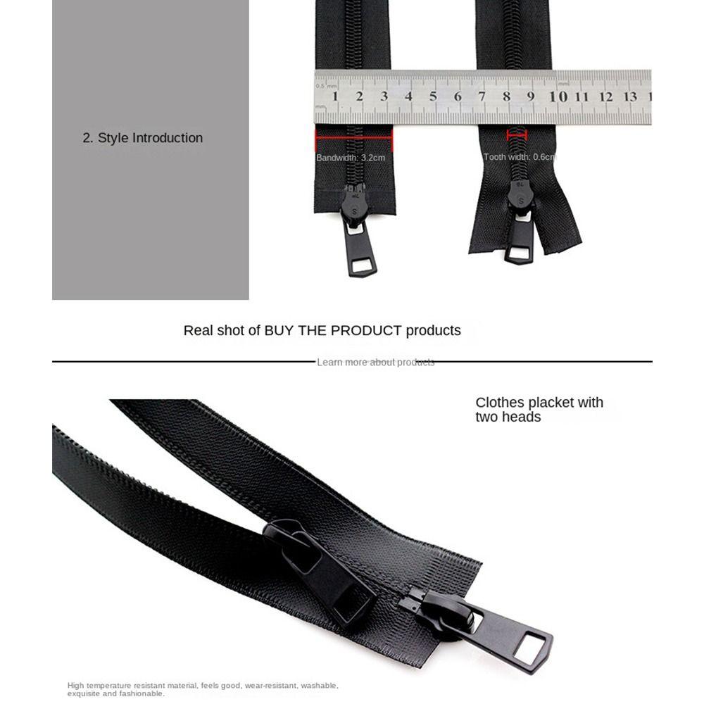 Пальто Водонепроницаемый Швейные Молнии Молнии DIY Шитье Двусторонние Молнии Скрытые Молнии